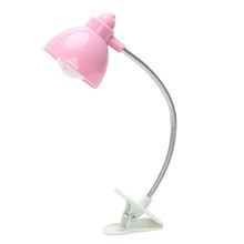 Luz LED de noche Flexible para niñas, Mini lámparas de lectura con Clip ajustable de color rosa, luz de noche bonita, botón de Macaron, batería de estudio 2024 - compra barato