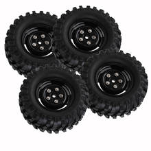 4pcs 96mm 1.9" RC Crawler Wheel Rim & Rubber Tyres with Screws for 1/10 Scale RC Model Car Off Road Axial Tamiya 2024 - buy cheap