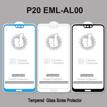 Ultra-Thin white black color full screen protector Tempered Glass film For Huawei P20 EML-AL00 Screen protective glass film 2024 - buy cheap