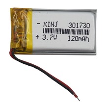 XINJ 3,7 V 120 mAh литий-полимерная батарея li-po для наушников bluetooth наушники bluetooth динамик Смарт часы 301730 2024 - купить недорого