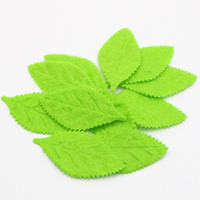 Lucia Crafts  12pcs /lot Leaf Felt Non Woven Green Tree Leaves Patch  Kid's Felt cloth DIY Craft   B0535 2024 - buy cheap