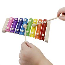 8-Note Colorful Xylophone Glockenspiel with Wooden Mallets Percussion Musical Instrument Toy Gift for Kids Children 2024 - buy cheap