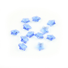 Lt Blue-cuentas de cristal de cinco estrellas K9, accesorios de joyería, cuentas para decoración del hogar y boda, 14mm, 100-2000 piezas 2024 - compra barato