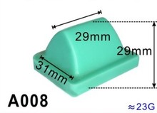 Cabezal de almohadilla de goma de silicona para máquina de impresión de almohadillas, base de madera de 29mm de longitud 2024 - compra barato