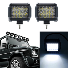 4 Inch 72W Universal Waterproof Durable Modified Auto Car Top LED Light With Four Rows Light Bars for Off-road Truck SUV ATV 2024 - buy cheap
