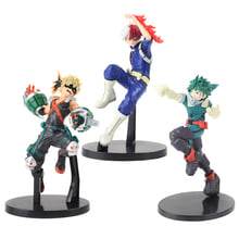 Figura de My Hero Academia, figura de héroes increíbles, vol1 Smack Midoriya Izuku Bakugou Katsuki Shoto Todoroki Shoto figura Juguetes 2024 - compra barato