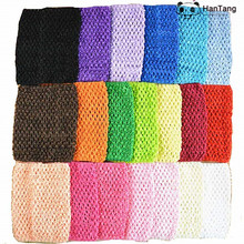 20 * 23cm Baby Kid Elastic Wrapped Chest 24 Colors Children Crochet top Tulle skirt DIY Tutu Skirt Dress material Tube Tops 6Z 2024 - buy cheap
