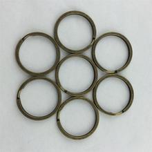 50 шт./лот 25 мм диаметр бронзовые пряжки сумки кольцо для ключей удерживающее кольцо аксессуары ручной работы TQ520 2024 - купить недорого