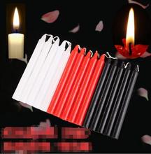 Black Candles Household Lighting Candles Daily  Decorate Candle Smoke-free Romantic Wedding Long Pole classic Candles 2024 - buy cheap