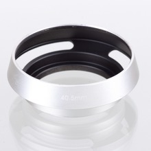 Capa 100% de garantia de prata para lente, capuz de lente 40.5mm metal ventilado para lentes com fio de filtro de 40.5mm 2024 - compre barato