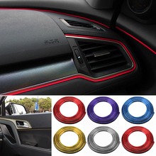 Universal 5m Car Styling Trim Strip DIY Interior Decor Door Strip Moulding Styling Trim Decals Line for car door car dashboard 2024 - buy cheap