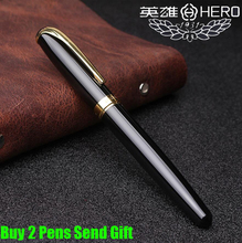 Классический дизайн Hero 1000 брендовая авторучка Роскошная деловая авторучка с чернилами хороший подарок ручка купить 2 ручки отправить подарок 2024 - купить недорого