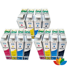 12x Compatible EPSON T0711 - T0714 ink cartridge For EPSON STYLUS SX410 SX415 SX510W SX515W SX600 PRINTER T0715XL 2024 - buy cheap