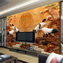 beibehang Custom wallpaper 3d photo mural wall painter and rich background wall living room bedroom wallpaper papel de parede 2024 - buy cheap