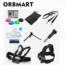 ORBMART-Kit de accesorios 8 en 1 para GoPro Hero 6, 5, 4, 3, 3 + 2, 1, Xiaomi Yi Xiaoyi, SJCAM, SJ4000, SJ5000, SJ6000, WIFI, SJ7000, S60 2024 - compra barato