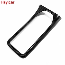 Hsyicar For Hyundai Tucson 2019 Gear Shift Box Panel Strip Frame Cover Trim Moulding Interior Accessories ABS Chrome Carbon 2024 - buy cheap