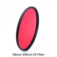 58mm 590nm IR R59 Optical Grade Infrared Filter for Camera Lens 2024 - buy cheap