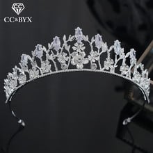 CC-tiaras y diademas de compromiso, accesorios para el cabello de boda para novia, flores huecas de diamantes de imitación, xy388 2024 - compra barato