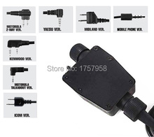 Element chá fone de ouvido ptt para icom 2 pinos/motolora/kenwood/icom/yaesu/midland radio-z116 2024 - compre barato