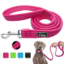 Soft Dog Leash Reflective Nylon Pitbull Running Walking Leads Strap for Small Medium Large Dogs Pet Puppy Rope Belt 120cm 2024 - buy cheap