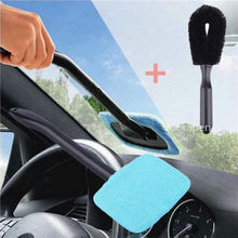 1 Uds cepillo limpiaparabrisas de microfibra limpiador automático de coche herramienta de limpieza de ventana de vidrio cepillo Kitting 2024 - compra barato