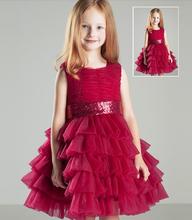 New Arrival Flower Girl Dresses with Bow Sashes Party Pageant Communion Dress Little Girls Kids/Children Dress for Wedding 2024 - buy cheap