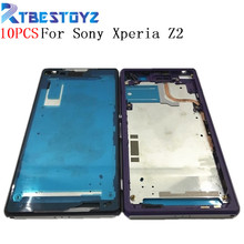 10PCS Bezel Replacement Front Middle Frame For Sony Xperia Z2 L50w D6503 D6502 Front housing Middle LCD Frame Plate Chassis 2024 - buy cheap