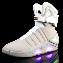Детские светящиеся кроссовки STRONGSHEN, повседневная обувь со светодиодной подсветкой, зарядка через USB, для мальчиков и девочек, размеры 39-45 2024 - купить недорого