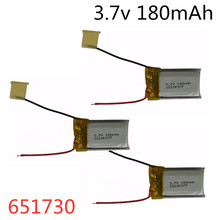 Bateria de controle remoto para helicóptero syma sma s109g s111g mjxrc, x900 x901, 3 unidades, 3.7 v, 180 mah 2024 - compre barato