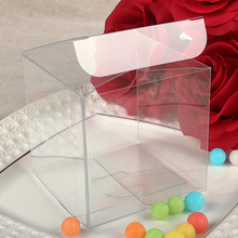 500pcs 4.5x4.5x4.5cm Jewelry Gift Box Clear Boxes Plastic Box Transparent Storage Pvc Boxes Packaging Display Pvc Boxen For Wed 2024 - buy cheap
