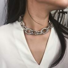 2019 Gothic Chunky chain Choker Necklace Punk rock Statement Necklace Women Jewelry Vintage collier femme fashion jewelry CL18 2024 - buy cheap