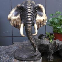 Move copper sculpture art elephant crafts animal abstract decoration home decoration gift  Feng Shui crafts 2024 - buy cheap