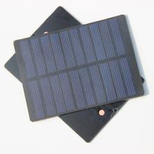 Wholeale 1,3 Вт 4,5 в солнечная батарея поликристаллическая ПЭТ солнечная панель модуль DIY Солнечное зарядное устройство образование 110*80 мм 60 шт./лот Бесплатная доставка 2024 - купить недорого
