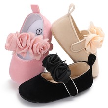 2019 Spring Summer Soft Sole Baby Girl Shoes First Walkers Butterfly-knot children shoes bebe shoes cotton 2024 - buy cheap