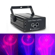 Moving Full Sky  Laser Projector Lamp RGB LED Stage Light dj disco soundcontrol laser beam light for home party 2024 - buy cheap