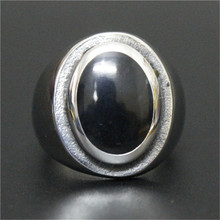 Anillo de acero inoxidable pulido para hombre, anillo de estilo motociclista 316L 2024 - compra barato