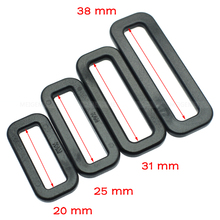 5pcs/pack Plastic Loops Looploc Rectangle Rings Adjustable Buckles For Backpacks Straps 2024 - buy cheap