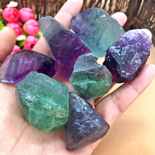 Natural Fluorite Crystal Colorful Striped Fluorite Quartz Crystal Stone Point Healing Wand Treatment Stone 1.5-65CM 2024 - buy cheap