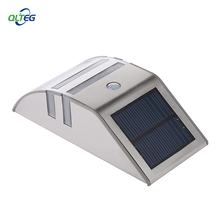 2016 New LED Solar Powered Lamp Outdoor Wall Garden Yard Street Activated Infrared sensors Light IP65 Waterproof Free Shipping 2024 - buy cheap