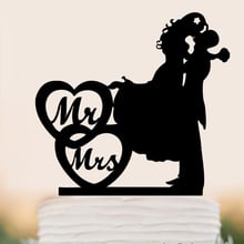 2019 New Mr Mrs Wedding Acrylic Cake Topper Bride & Groom Cupcake Topper For Wedding Engagement Party Cake Decorating Supplies 2024 - buy cheap