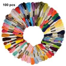 100 colors Cotton Threads Embroidery Cross Stitch Floss Skeins Sewing Knitting Accessories Thread 2024 - buy cheap