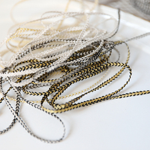 hot sale Lace accessories High quality gold silver braided rope 0.3 CM  D0302 2024 - buy cheap