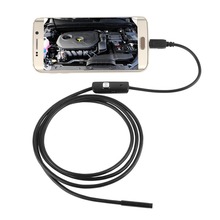 6LED 1 м/7 мм объектив ушной очиститель эндоскоп водонепроницаемый осмотр бороскоп камера для Android ПК телефон устройство для ноутбука здравоохранения 2024 - купить недорого