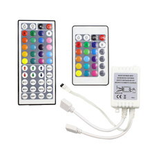 12V RGB Controller 24/44 Keys 1 to 2 Connector 4pin Output IR Remote Controller Dimmer For 3528 2835 5050 LED RGB Strip light 2024 - buy cheap