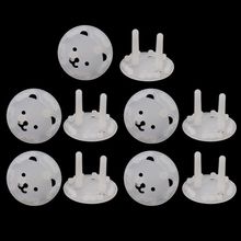 10pcs EU Stand Power Socket Cover 2 hole Electrical Outlet Baby Child Safety Electric Shock Proof Plugs Protector Hot 2024 - buy cheap