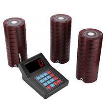 SU-668 30-Receiver Pager Waiter Calling Wireless Paging Queue System Red 100-240V 2024 - buy cheap