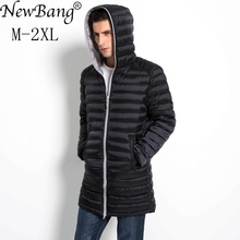 NewBang Brand Long Duck Down Jacket Men Spring Autumn Hooded Waterproof  Mens Down Warm Lightweigt Winter Coat Puffer Jacket 2024 - buy cheap