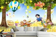 Custom children wallpaper,princess,3D cartoon murals for children's bedrooms living room backdrop waterproof wallpaper. 2024 - buy cheap