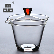 Термостойкий стеклянный чайник TANGPIN gaiwan для puer gaiwan, чайная чашка для чая 2024 - купить недорого