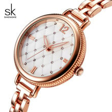 Shengke Rose Gold Watches Women Brand Luxury Quartz Ladies Wrist Watch Relogio Feminino 2021 SK Women Bracelet Watches #K0025 2024 - buy cheap